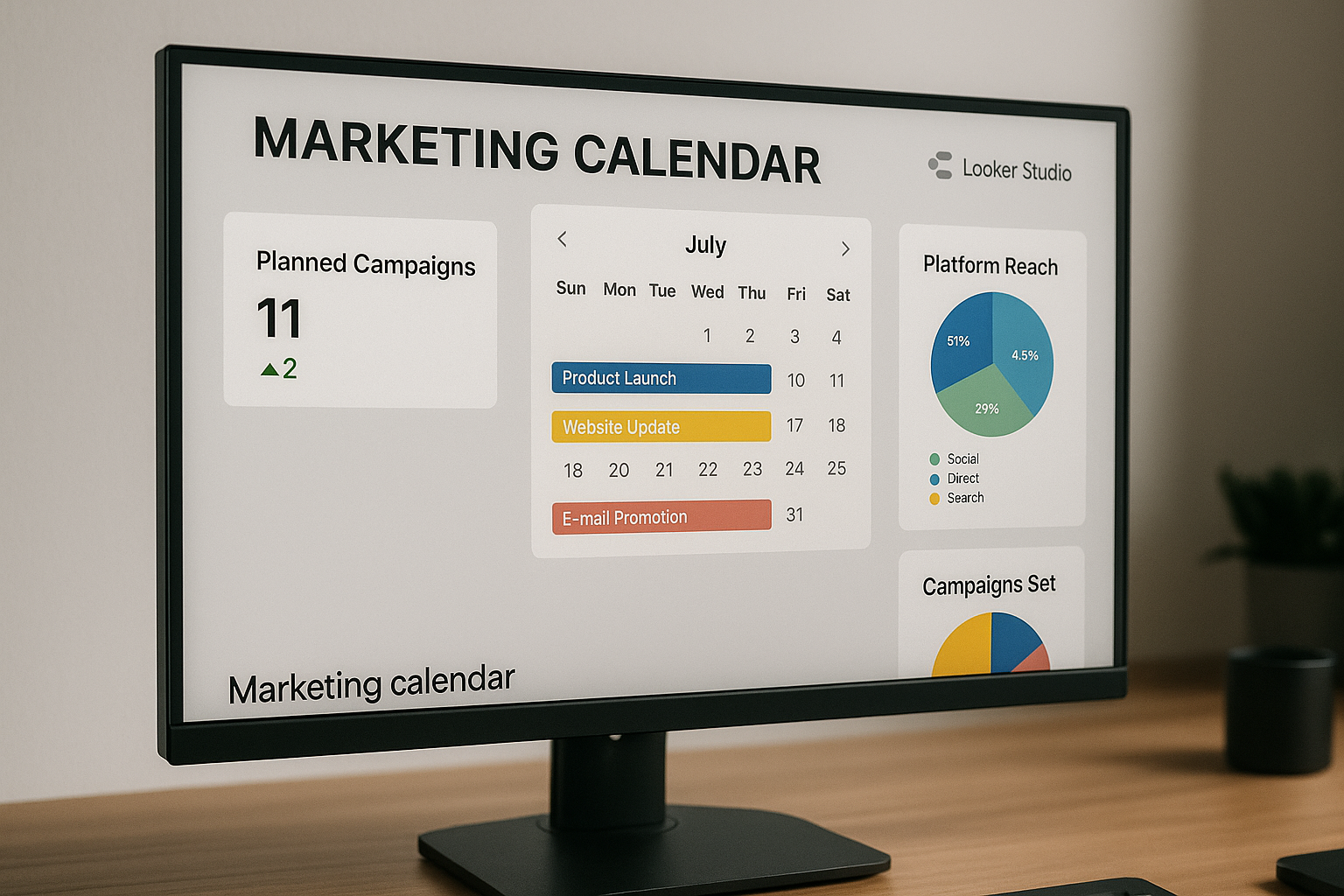 Kalendri dashboard Turunduskalendri dashboard